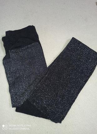 Копроновые колготы с люрексом