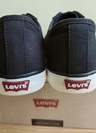 Мужские низкие текстильные кеды levi's hernandez