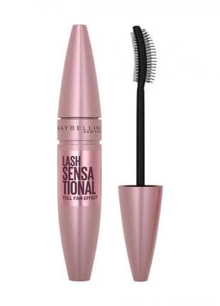 Maybelline new york lash sensational full fan effect 06 burgundy brown туш для вій 9.5ml