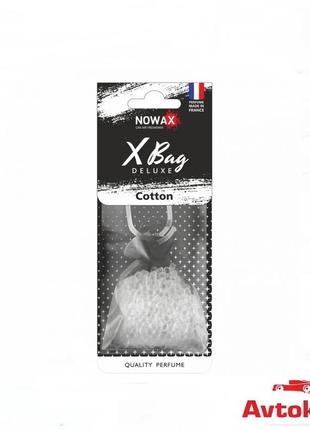 Ароматизатор запах мішечок у машину павучка для авто nowax x bag deluxe cotton (nx07586)
