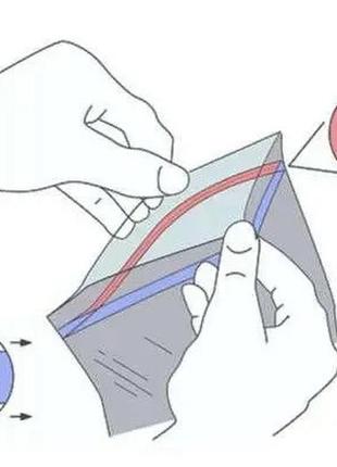 Зип лок пакет для упаковки и хранения мелких деталей 10х10 см. с замком zip-lock 100 шт/уп. пакет гриппер6 фото