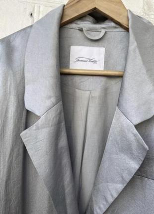 Серый очень стильный пиджак5 фото