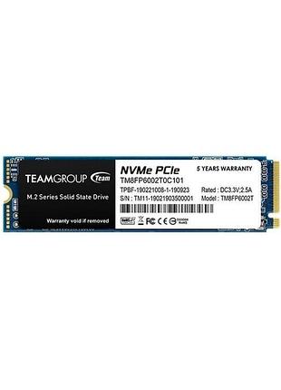 Накопичувач ssd 2tb team mp33 m.2 2280 pcie 3.0 x4 3d tlc (tm8fp6002t0c101)