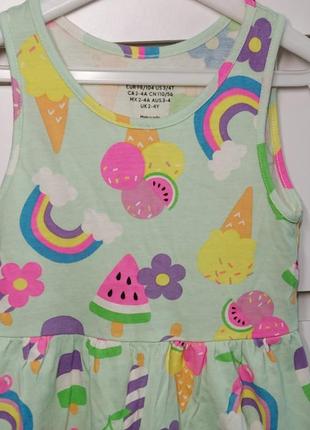 Сарафан  летнее платье на девочку h&m 98 104 сукня літня