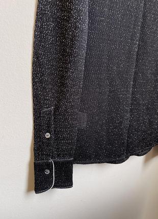 Люрексовая  рубашка унисекс acne studios. оригинал 8