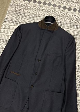 Cantarelli pure wool blazer jacket елегантний піджак\блейзер з м'якої шерсті кантареллі італія italy5 фото