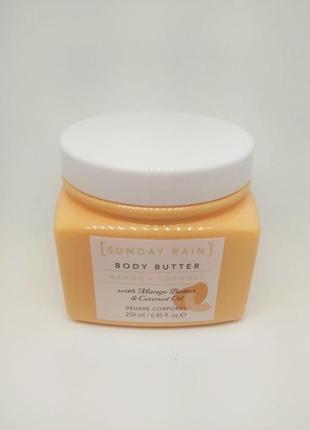 Зволожувальний батер для тіла sunday rain mango + coconut moisturizing body butter