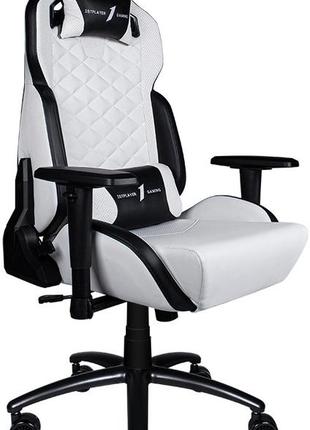 Крісло для геймерів 1stplayer dk2 black-white2 фото