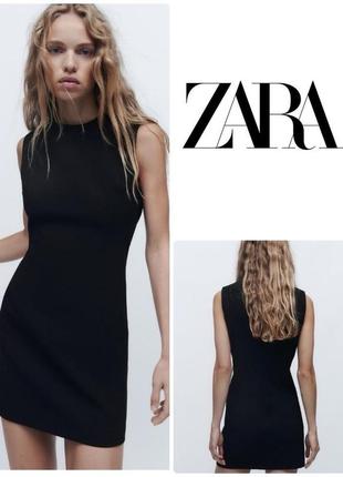 Маленькое черное платье зара zara s xs