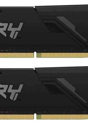 Модуль пам`ятi ddr4 2x8gb/3200 kingston fury beast black (kf432c16bbk2/16)