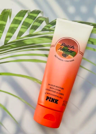 Парфюмированный лосьон beach nectar pink victorias secret 236ml