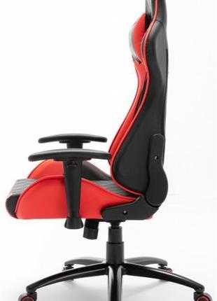 Крісло для геймерів aula f1029 gaming chair black/red (6948391286181)4 фото