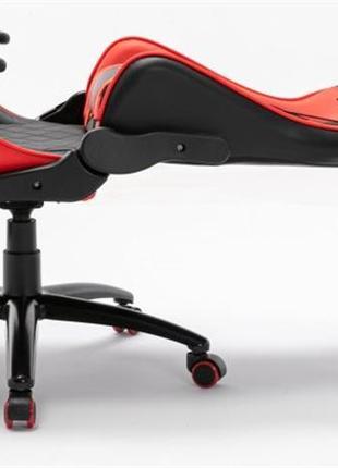 Крісло для геймерів aula f1029 gaming chair black/red (6948391286181)10 фото