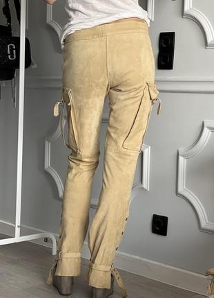 Брюки шкіряні вінтаж італія