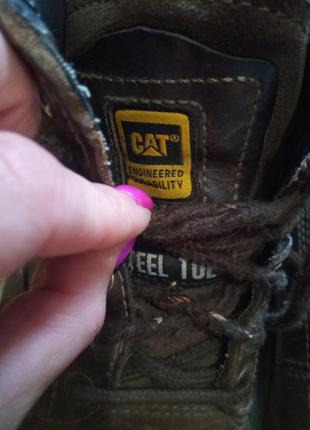 Шкіряні ботінки черевики caterpillar5 фото