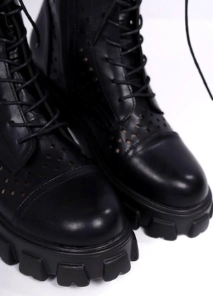 Ботинки женские черные б15733 фото