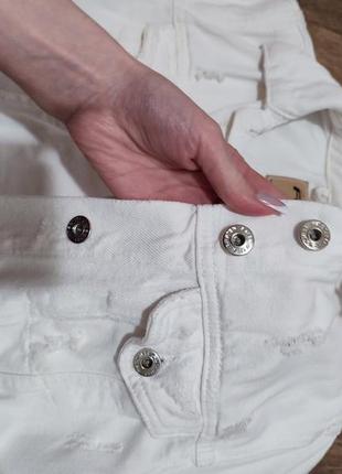 Джинсовка джинсовая куртка белая fb sister xs5 фото
