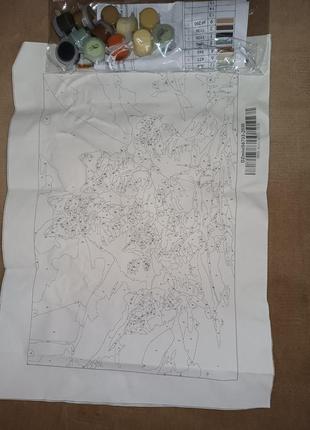 Картина на холсте без рамки 20*30 см а4 котята кот 🐱2 фото