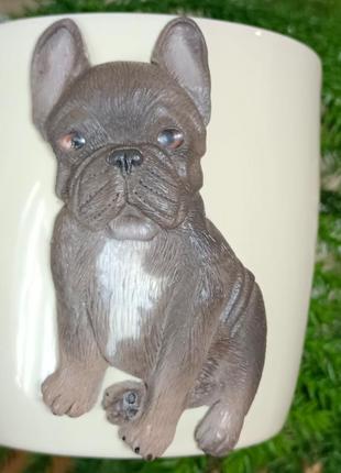 Чашка з французьким бульдогом