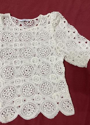 Кружевная. блузка