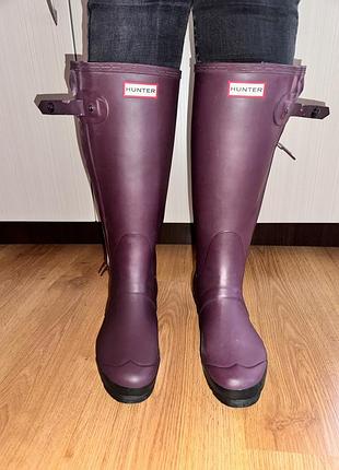 Р. 38 женские резиновые сапоги hunter оригинал