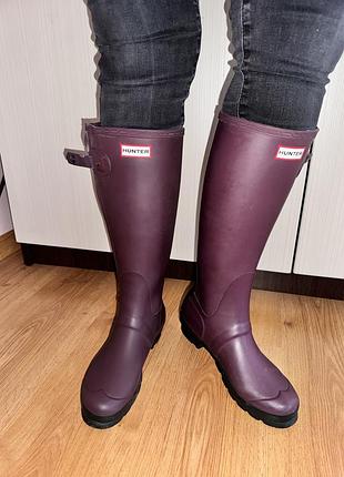 Р. 38 женские резиновые сапоги hunter оригинал