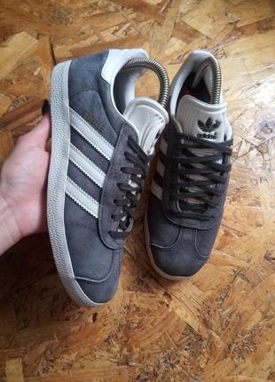 Кожаные замшевые кеды кроссовки adidas gazelle