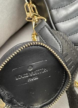 Сумка у стилі louis vuitton wave black6 фото