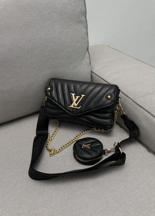 Сумка в стиле louis vuitton wave black2 фото