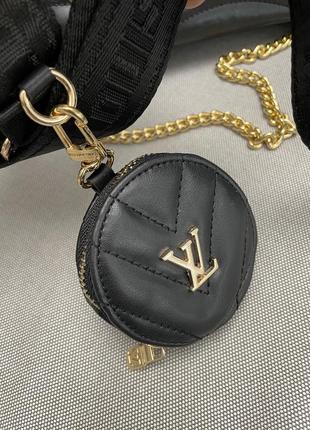 Сумка у стилі louis vuitton wave black5 фото