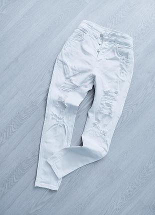 Стильные джинсы мом от zara высокая посадка