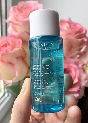 Clarins gentle eye лосьон для снятия макияжа