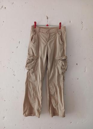 Стильні широкі штани карго
