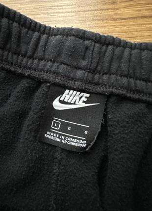 Базовые прерывные брюки nike swoosh / базовые nike pants (drill, fleece)3 фото