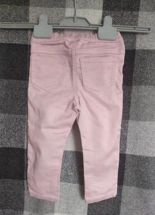 Хлопковые брюки на резинке, 12-18месяц, 86см2 фото