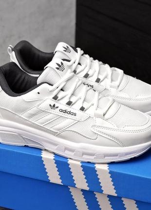 Мужские белые кроссовки adidas