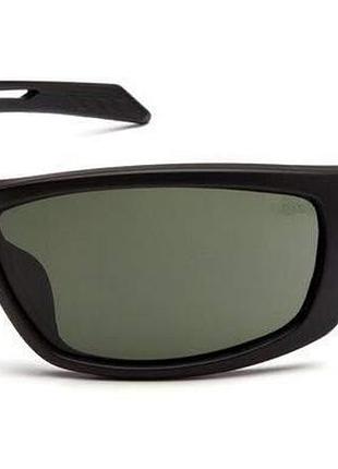 Защитные очки venture gear tactical howitzer black (forest gray) anti-fog, черно-зеленые в черной оправе
