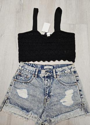 Pull & bear шорти +топ divided
