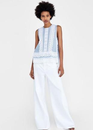 Топ майка блуза zara