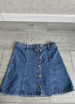 Джинсовая юбка h&m
