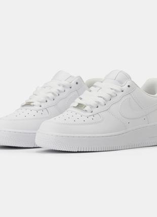 Кеды в стиле nike air force classic white low