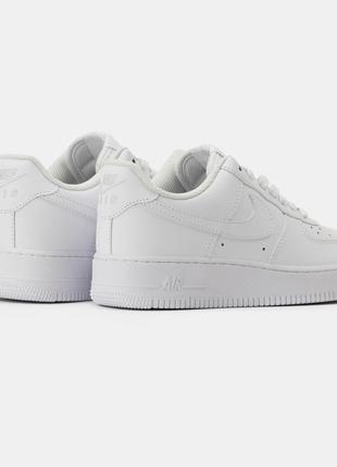 Кеды в стиле nike air force classic white low2 фото