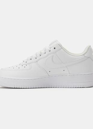 Кеды в стиле nike air force classic white low7 фото