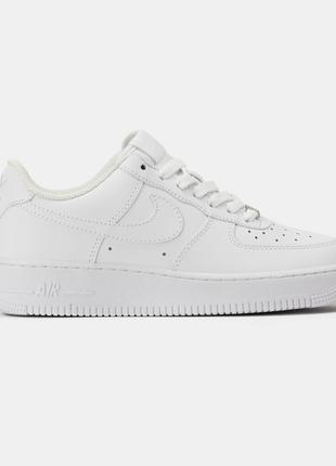 Кеды в стиле nike air force classic white low6 фото