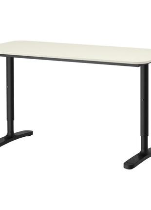 Ikea bekant (790.063.58) письменный стол, белый1 фото