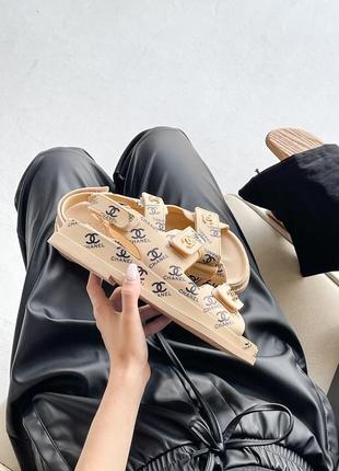 Босоножки сандалии в стиле chanel шаннель4 фото