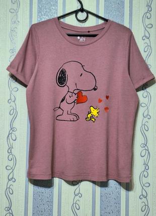Натуральная футболка peanuts