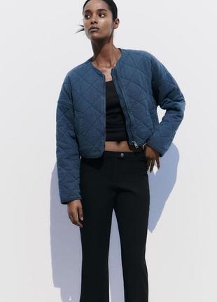 Женская стеганая куртка zara