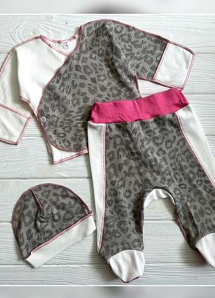 Комплект для новонародженого леопард