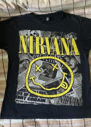 Футболка nirvana нірвана мерч